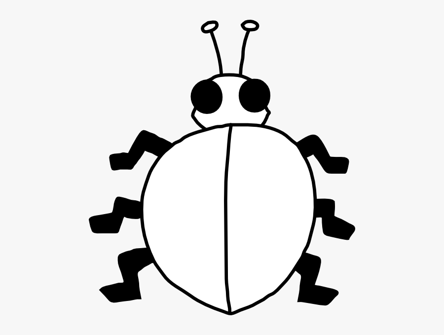 Ladybug Outline 1 Cliparts - Ladybug Outline, Transparent Clipart