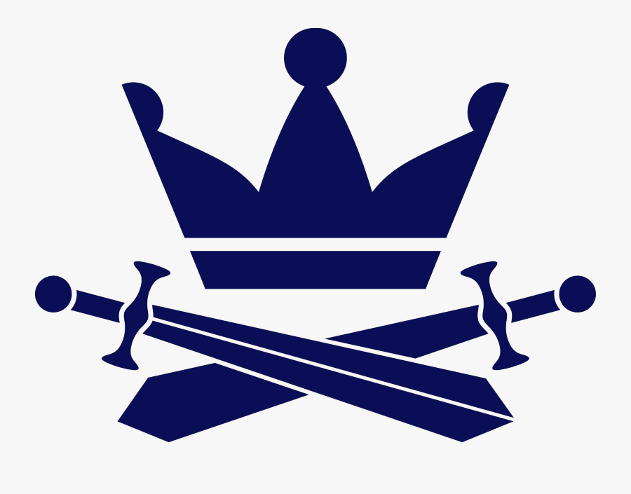 Svg Transparent Download Crown Vinyl Or Design Snapdragon - Crown And Sword Logo, Transparent Clipart