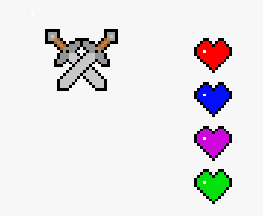 Chara Hearts And Some Crossed Sword Clipart , Png Download - Axiom Verge Drone, Transparent Clipart