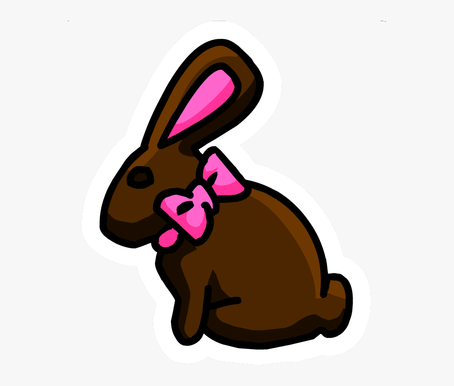 Chocolate Rabbit Cliparts - Club Penguin Bunny Pin, Transparent Clipart