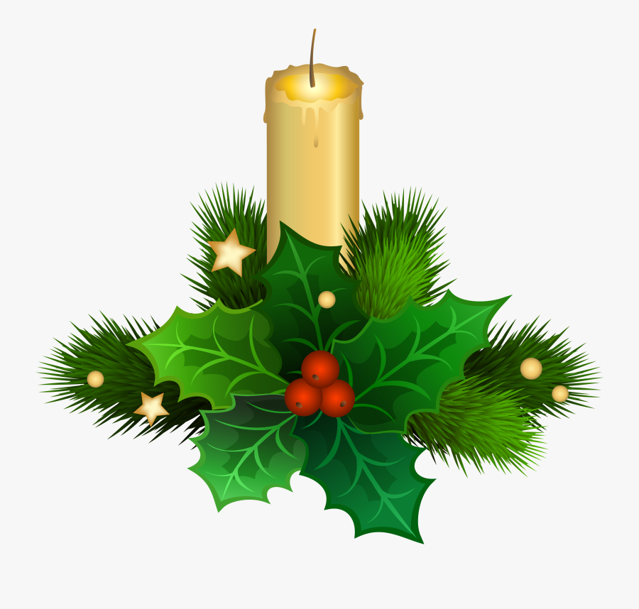 Velas De Navidad En Color, Transparent Clipart