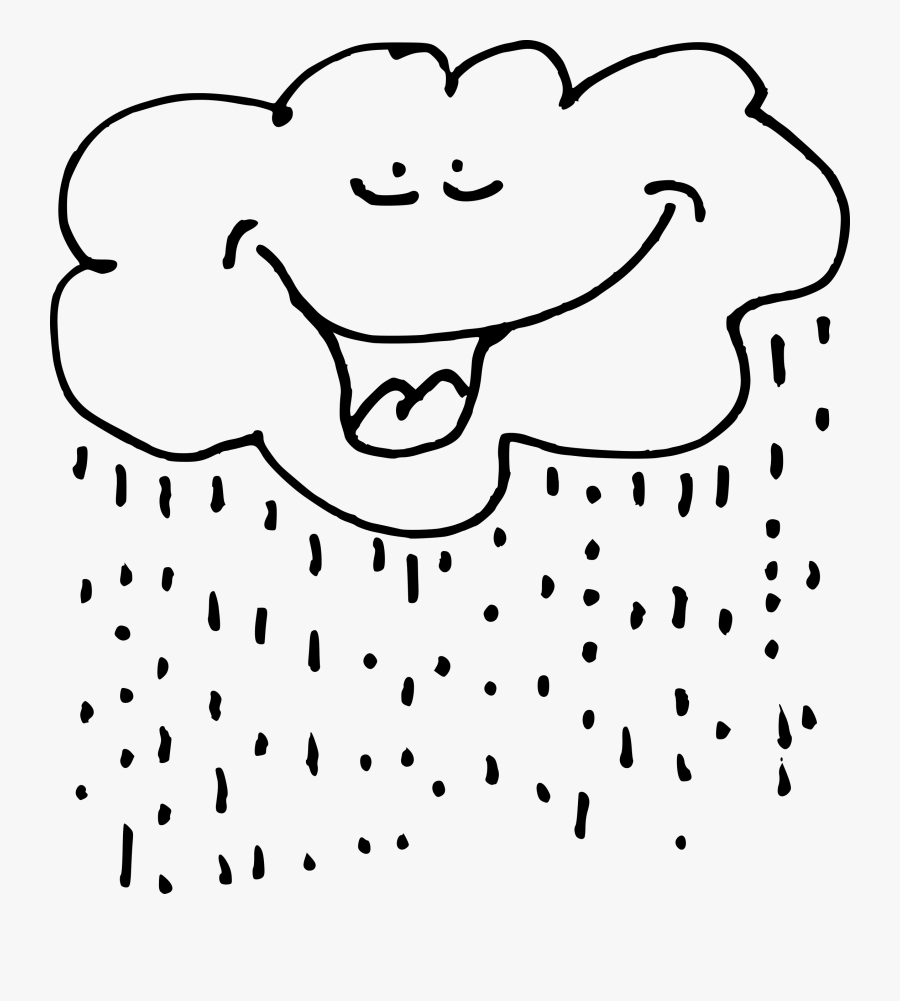 Black And Free Download - Rainy Black And White, Transparent Clipart