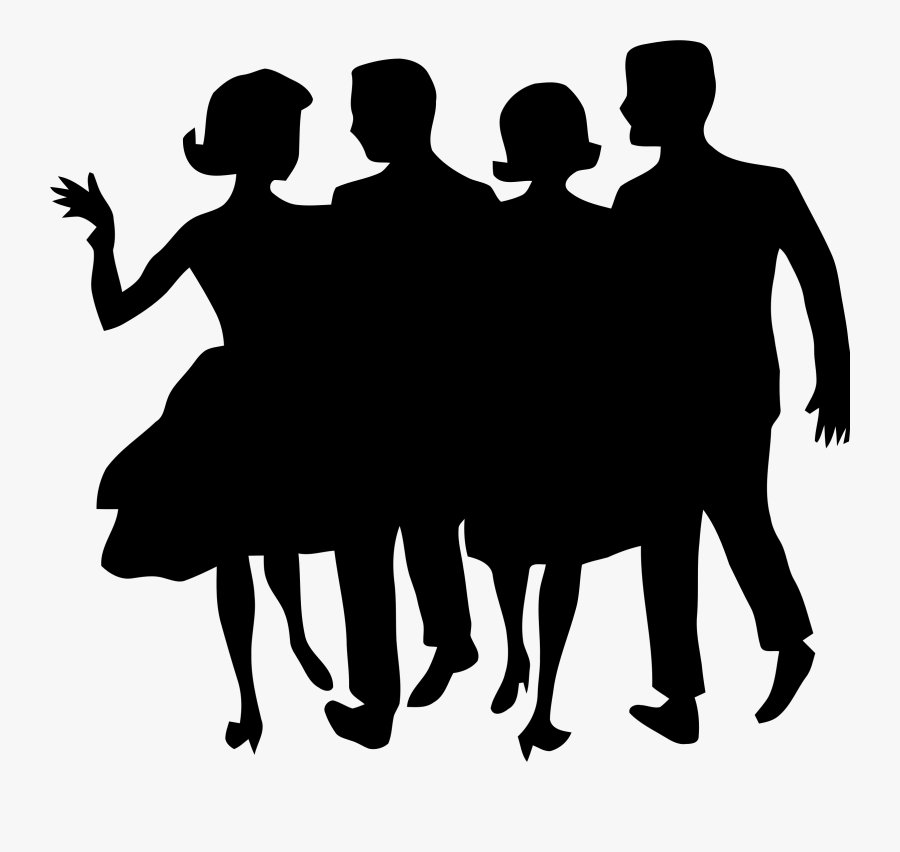 Shadows Clipart Prom - Transparent 1950s Clipart, Transparent Clipart