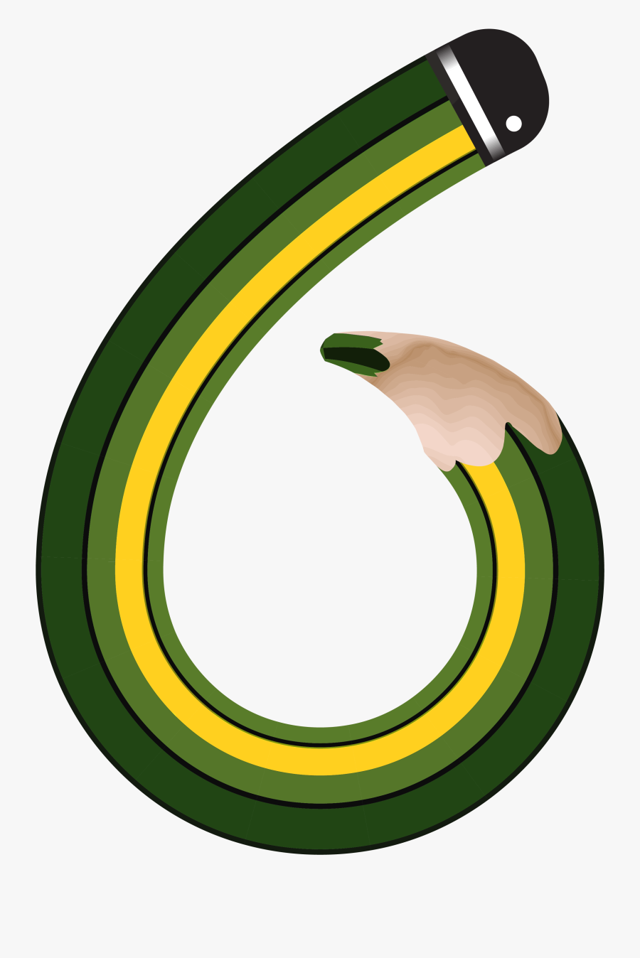 Pencil Clipart Six - Pencil Numbers Clipart, Transparent Clipart