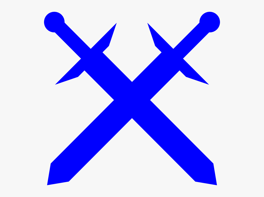Transparent Background Crossed Swords Clipart, Transparent Clipart