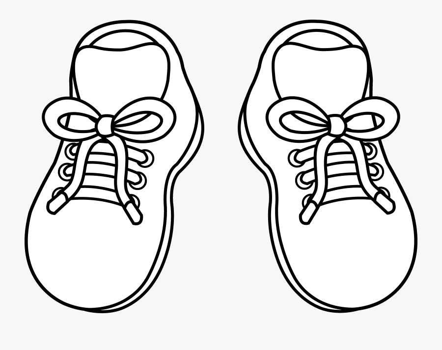 Free Clip Art Shoes - Shoes Clipart Black And White, Transparent Clipart