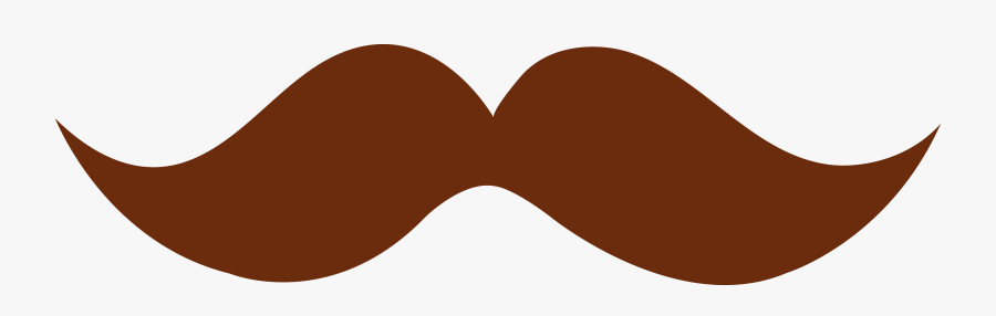 Moustache Clipart - Brown Moustache, Transparent Clipart