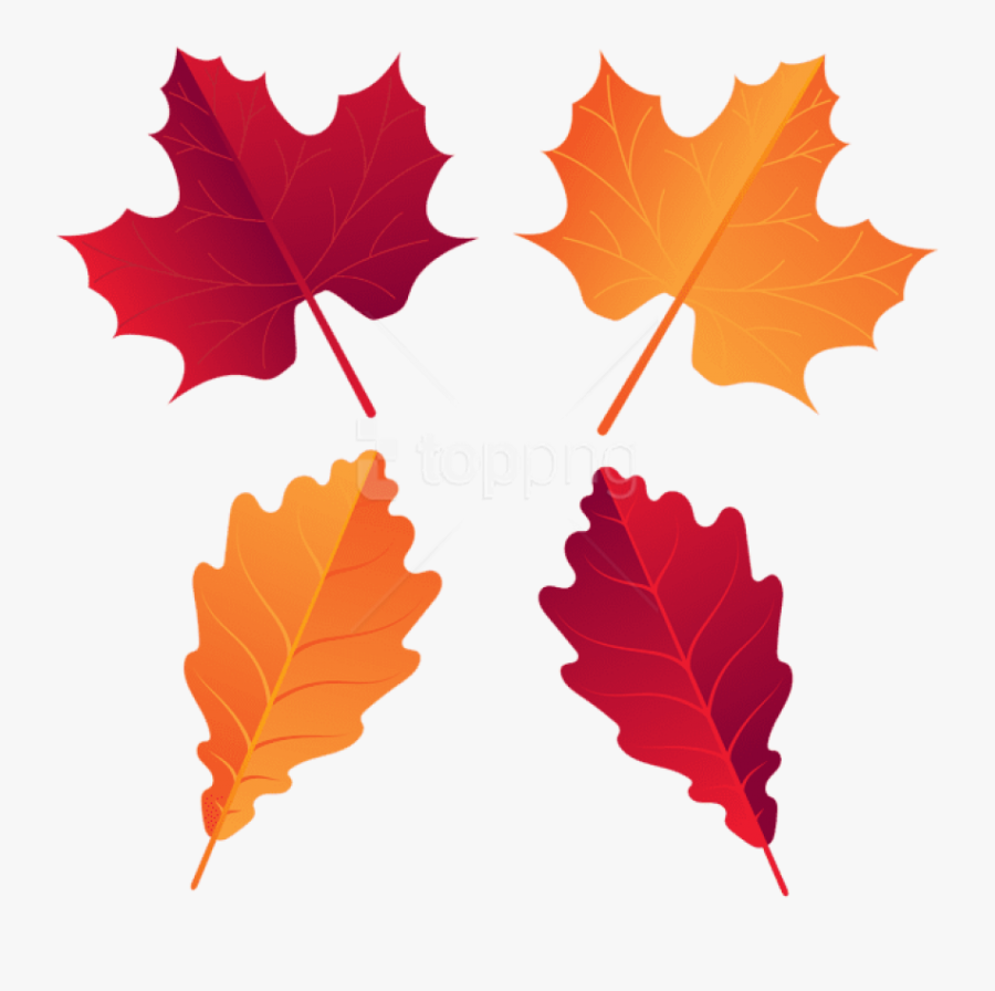 Free Png Download Fall Deco Leaves Clipart Png Photo - Portable Network Graphics, Transparent Clipart