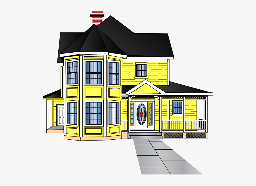 Big House Clipart 5 - House Clip Art, Transparent Clipart