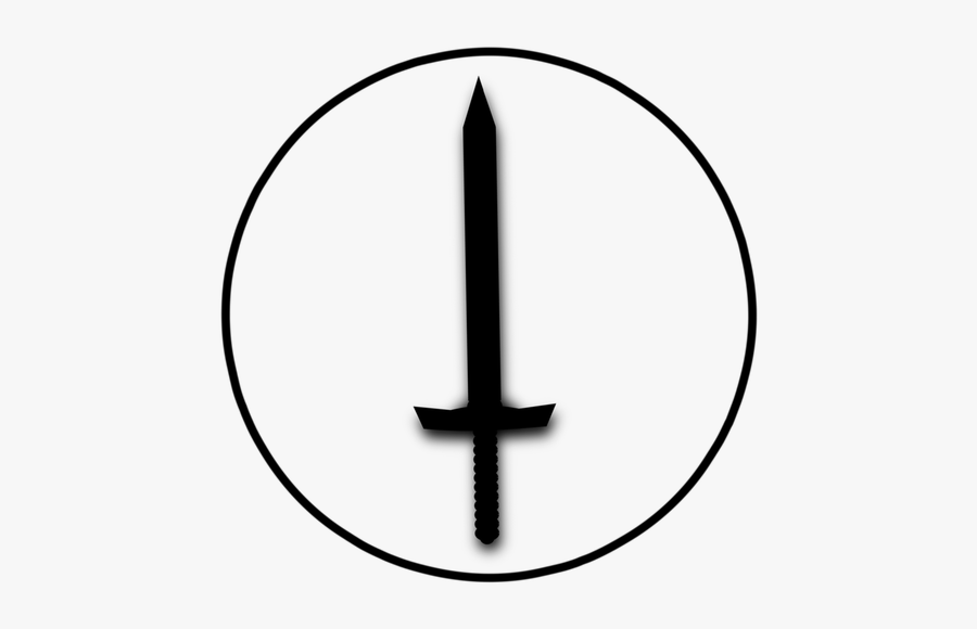 Sword, Circle, Sticker, Clipart - Sticker, Transparent Clipart