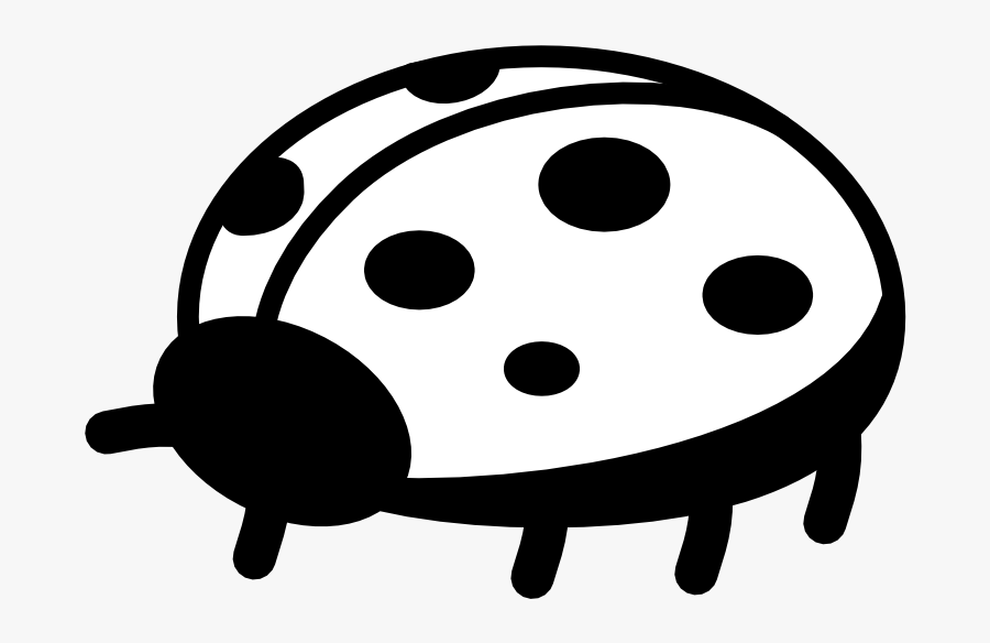 Ladybug - Tattoo - Drawing - Small Black And White Clip Art, Transparent Clipart