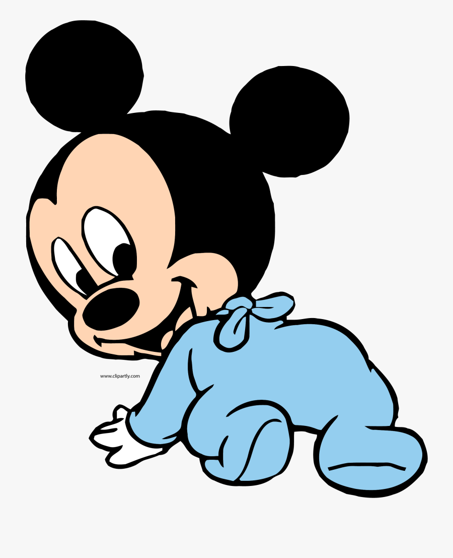 Baby Clipart Mickey - Baby Mickey Mouse Png, Transparent Clipart