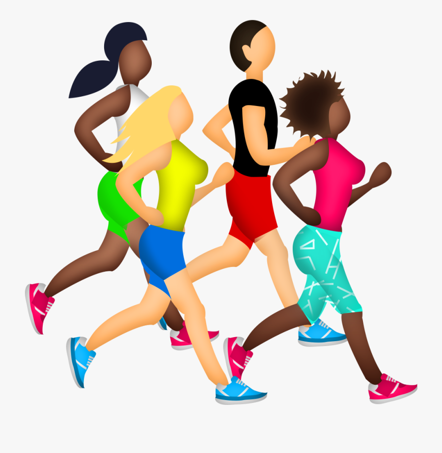 Transparent Exercise Running Clipart - Running Emoji, Transparent Clipart