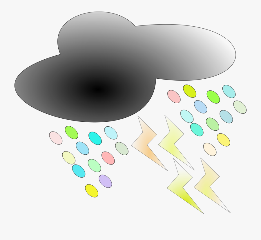 Circle,line,rain - Nuvem Relampago Png, Transparent Clipart