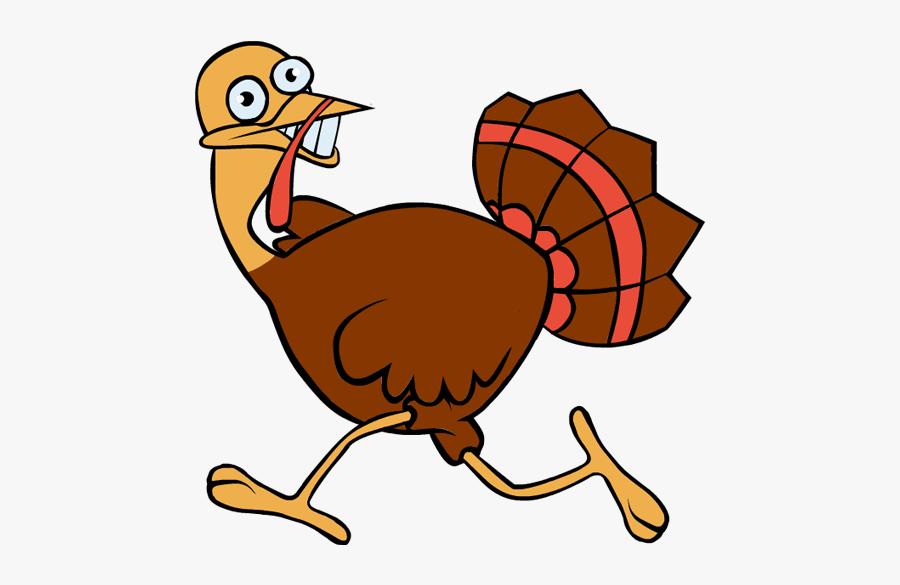 28 Collection Of Thanksgiving Turkey Running Clipart - Running Turkey Transparent Background, Transparent Clipart