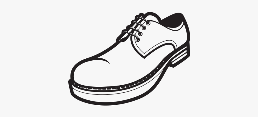 Vector Shoes Clipart - Clipart Black And White Shoe, Transparent Clipart