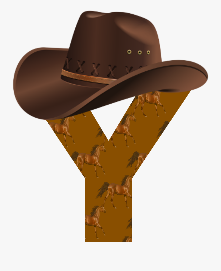 Free Download Cowboy Hat Clipart Cowboy Hat Horse - Cowboy Alphabet Png, Transparent Clipart