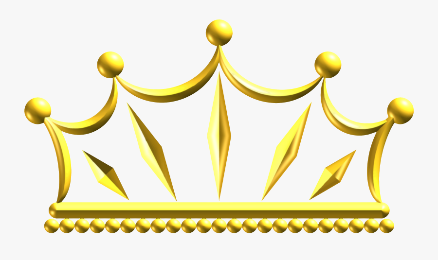 Computer Clipart Crown - Gold Crown Png Hd, Transparent Clipart
