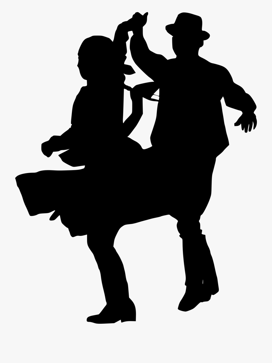 Transparent Dancer Clip Art - Folk Dancer Silhouette Png, Transparent Clipart
