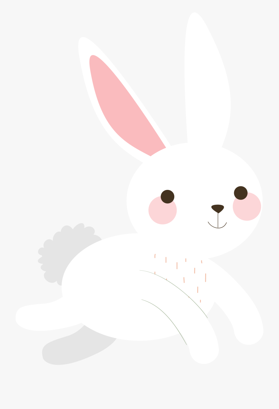 Clip Library Download Rabbit Clipart Png - Domestic Rabbit, Transparent Clipart