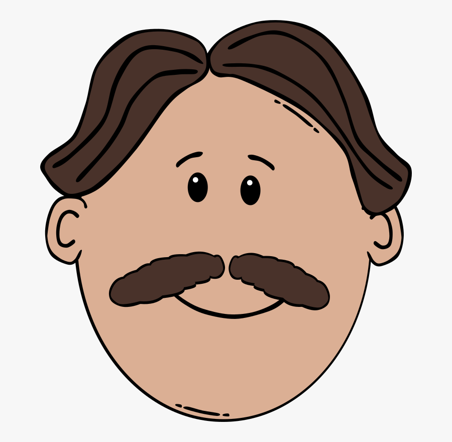 Man With Mustache Clipart, Transparent Clipart