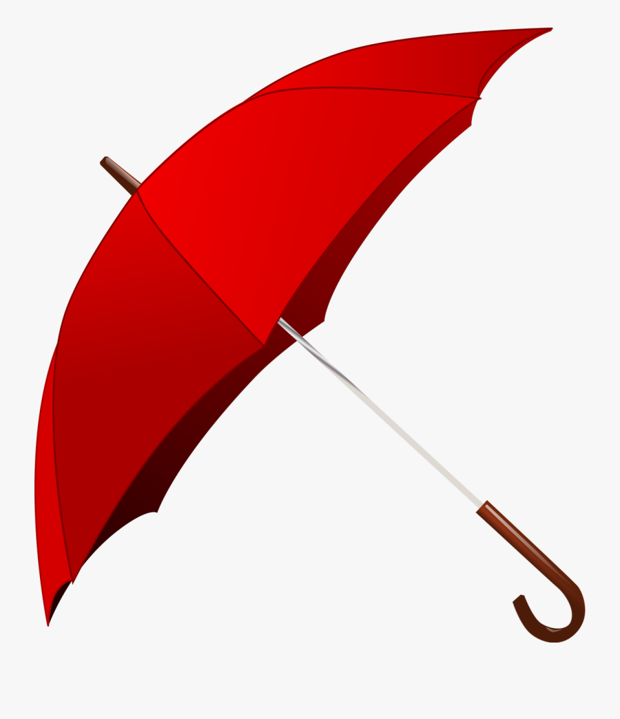 Umbrella - Rain - Clipart - Umbrella Red Clipart, Transparent Clipart