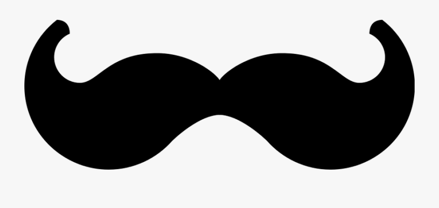 Curly Moustache Clipart Hipster Moustache Mustache - Curly Mustache Clip Art, Transparent Clipart