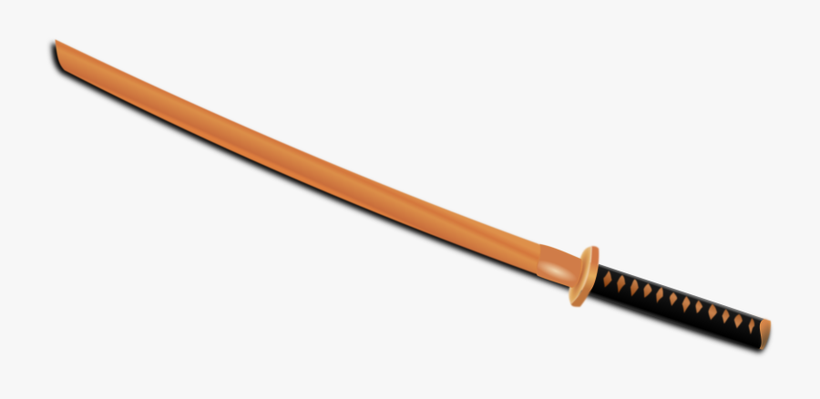 Sword Clipart Training Sword- - Gambar Vektor Pedang Samurai, Transparent Clipart