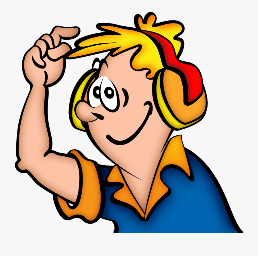 Transparent Headphones Clipart Png - Put On A Hat, Transparent Clipart