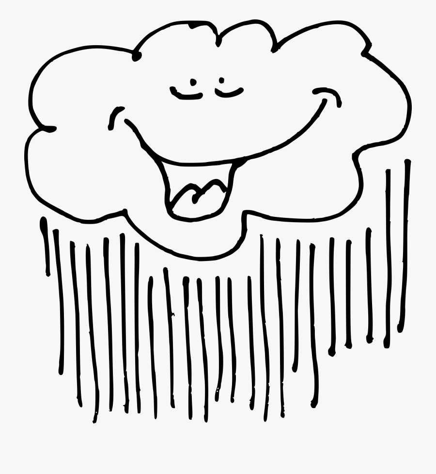 Clipart - Raining Clouds Clip Art, Transparent Clipart
