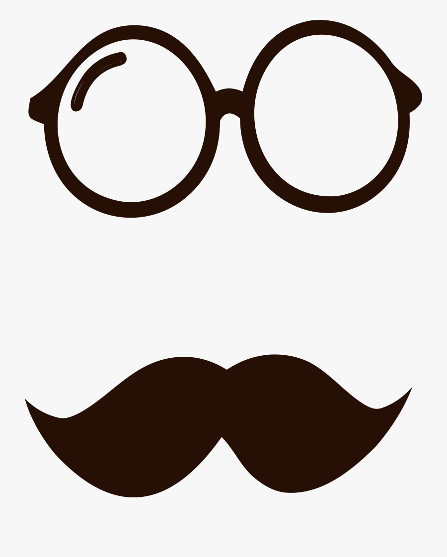 Transparent Nerd Glasses Png - Clipart Mustache Png, Transparent Clipart