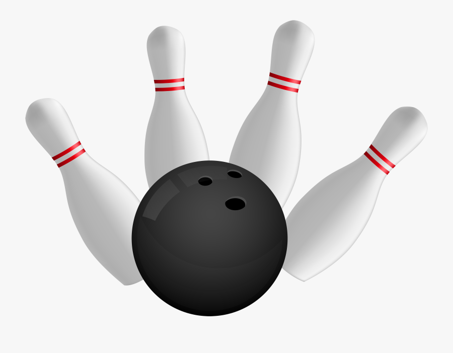 Bowling Ball And Pins Png Clipart - Bowling Ball & Pins, Transparent Clipart