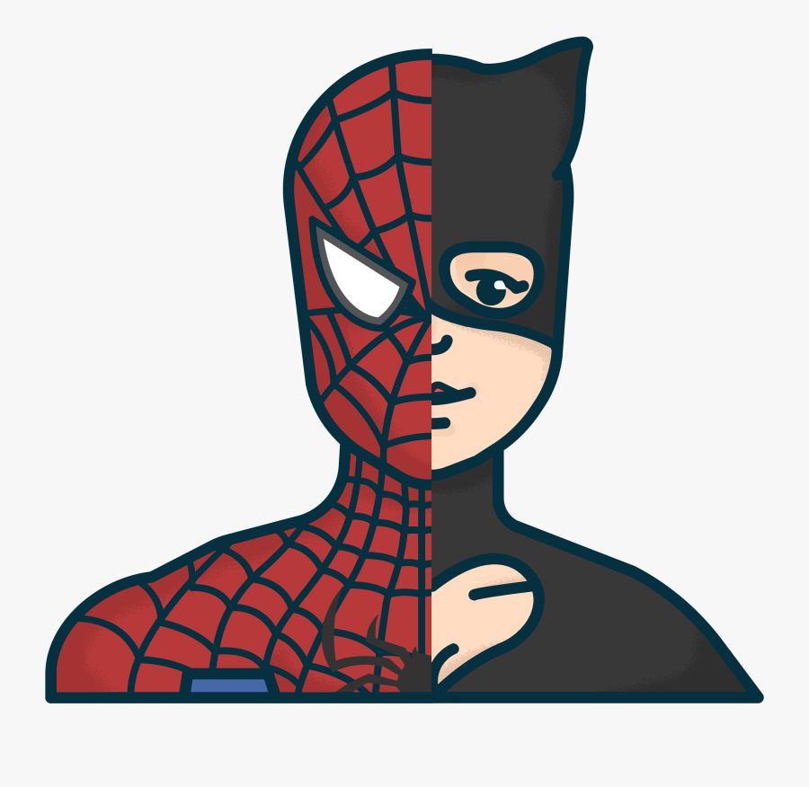 Superhero Knows To Express Him/her Self Clipart , Png - Spider-man, Transparent Clipart