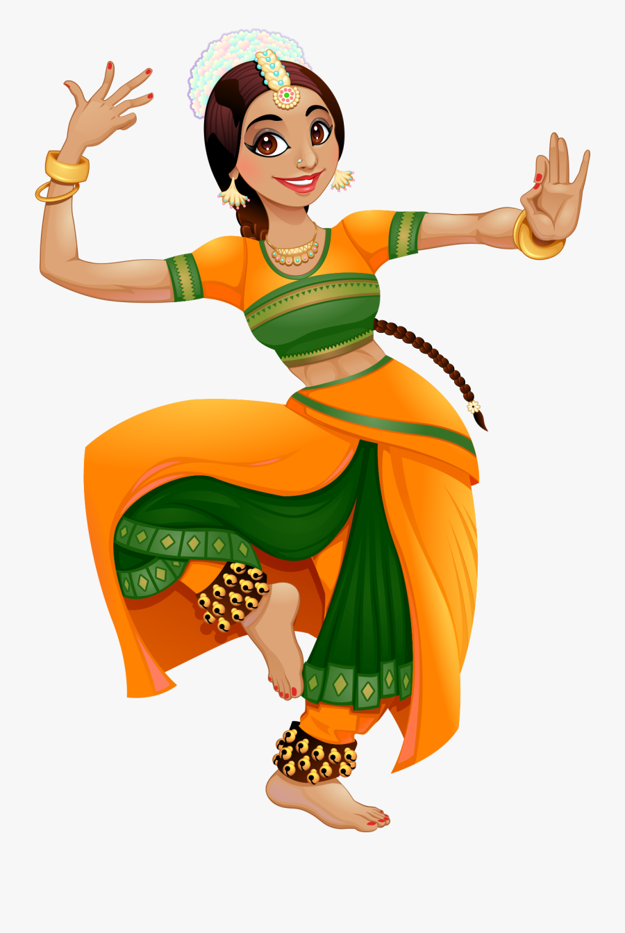 Bharatanatyam Dance Png - Dance Clipart Png, Transparent Clipart