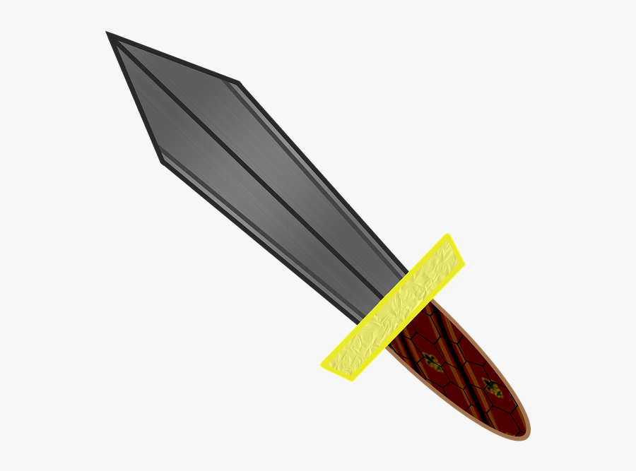 Transparent Medieval Sword Clipart - Sword, Transparent Clipart