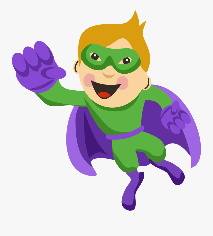 Kids Clip Art Super Heroes - Superhero Clipart, Transparent Clipart