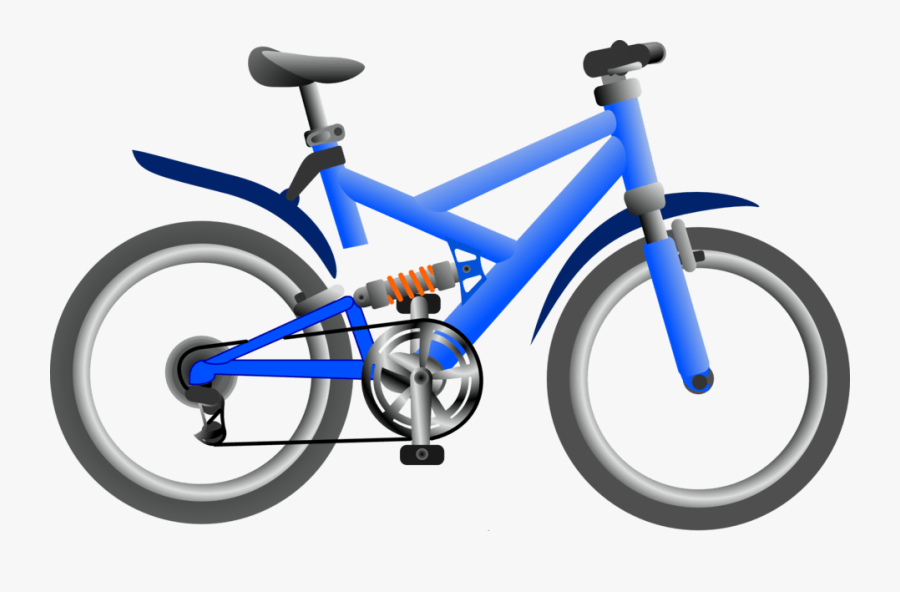 Free Blue Bike - Blue Bicycle Clipart, Transparent Clipart