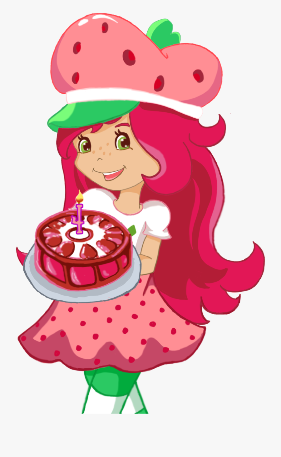 Strawberry Shortcake Recipes Hubs Clip Art - Strawberry Shortcake Cartoon Birthday, Transparent Clipart