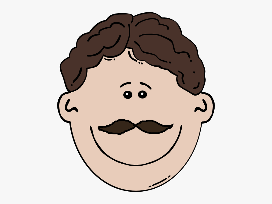 Man With Moustache Clipart, Transparent Clipart