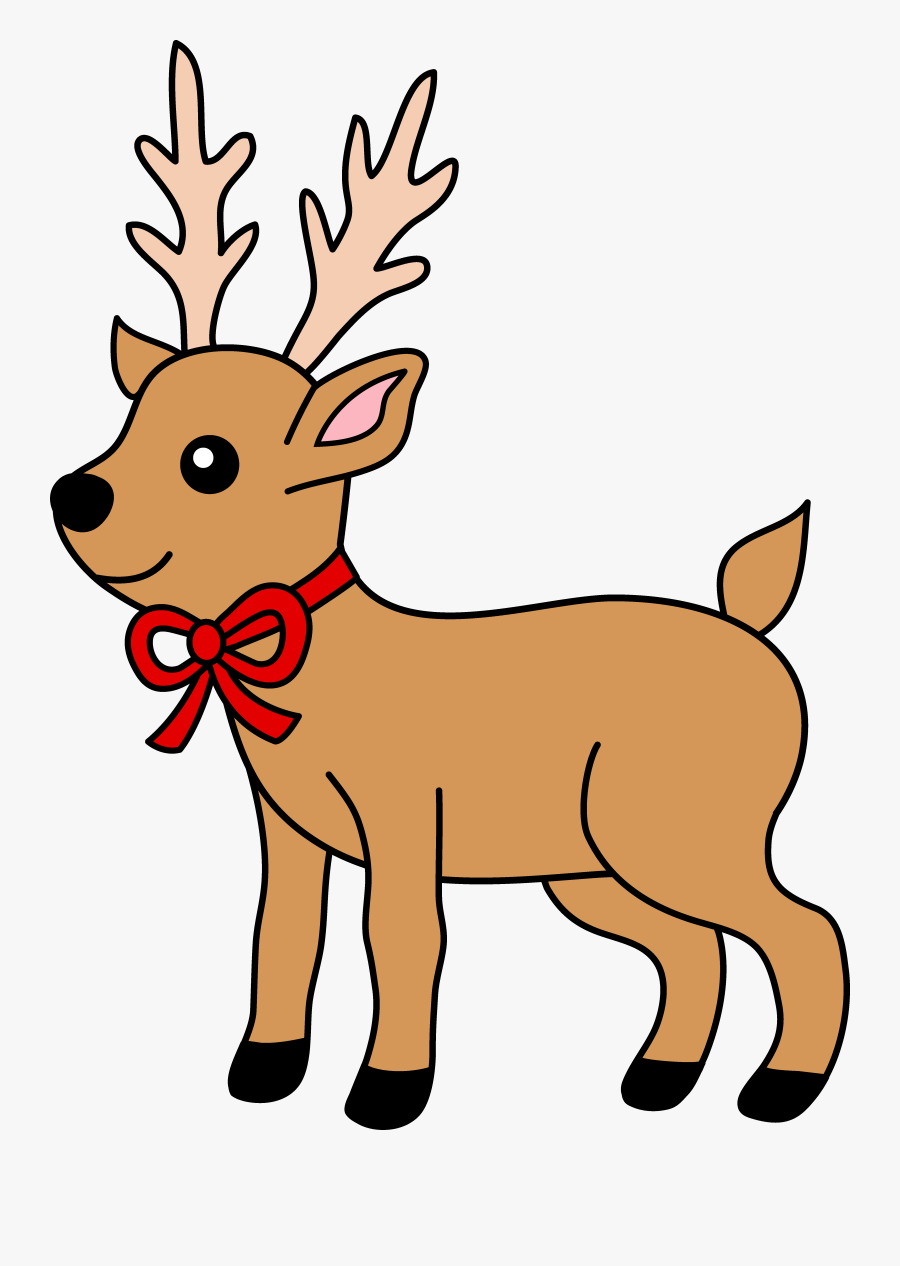 Free Reindeer Clip Art - Clipart Reindeer, Transparent Clipart