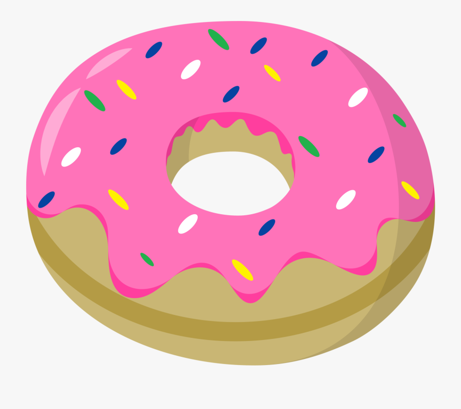 Clip Art Pink Glazed Donut Donut Png , Free Transparent