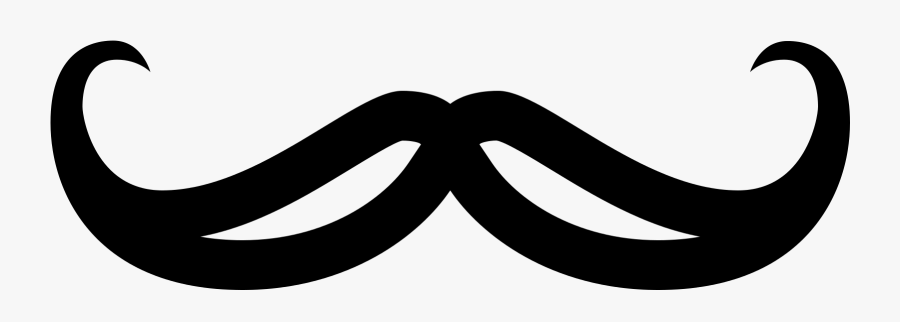 Rotate Resize Tool Mustache Drawing Handlebar - Transparent Outline Mustache Clipart, Transparent Clipart