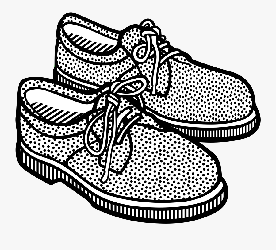 Shoes Clipart Black And White, Transparent Clipart