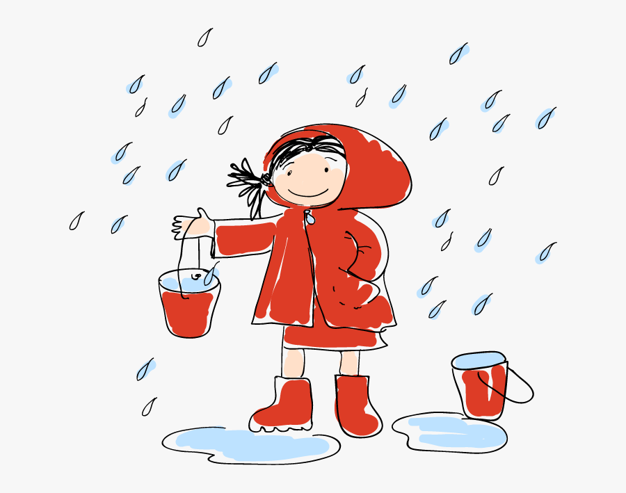 Transparent Rain Clipart Png - Bucket To Collect Water, Transparent Clipart