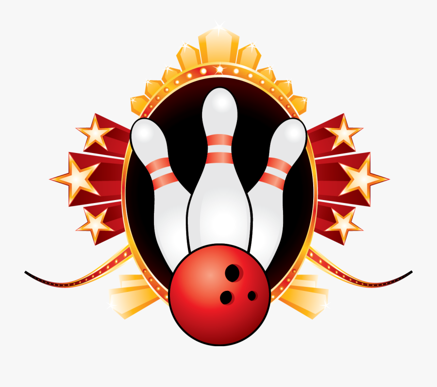 Clip Art Image - Logo Bowling Png, Transparent Clipart