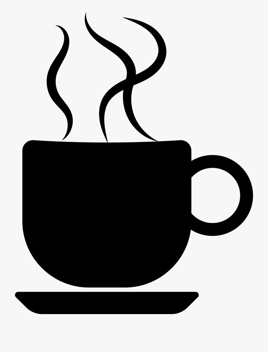 Coffee Cup Clip Art At Vector Image - Cup Of Coffee Silhouette, Transparent Clipart