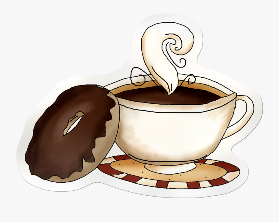 Coffee And Donuts Quotes, Transparent Clipart