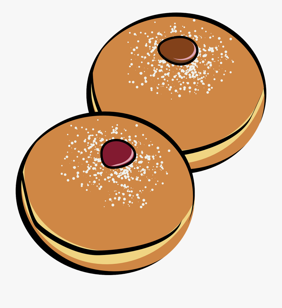 Free Donut Clipart - Hanukkah Gelt Clip Art, Transparent Clipart