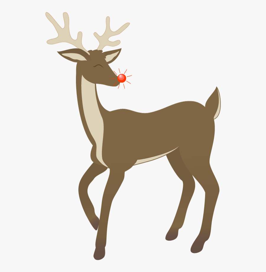 Reindeer Clip Art Clipart - Rudolph The Reindeer Clipart, Transparent Clipart