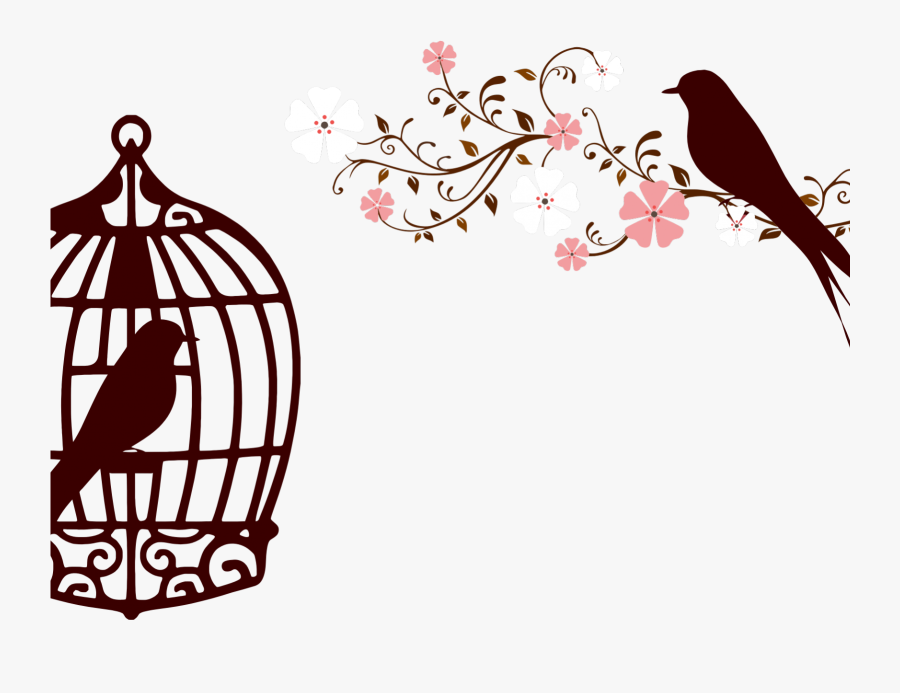 Love Birds In Cage Clipart - Wedding Birds Cage Png, Transparent Clipart